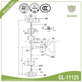 GL-11125 مربع فان باب القفل قطع الشاحنة أجزاء الجسم